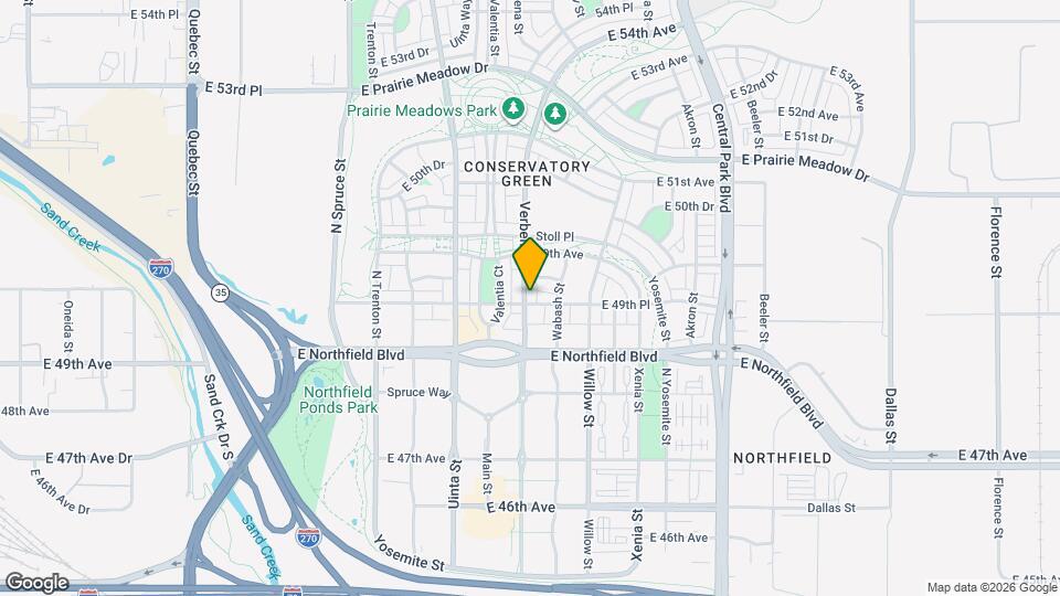 4958 Verbena St Map and Location Details