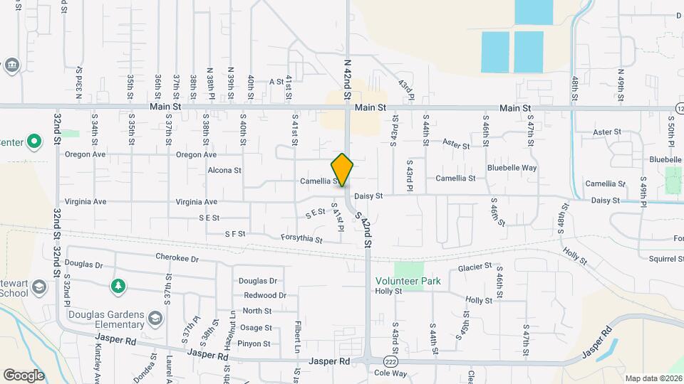 454 S 42nd St Map and Location Details