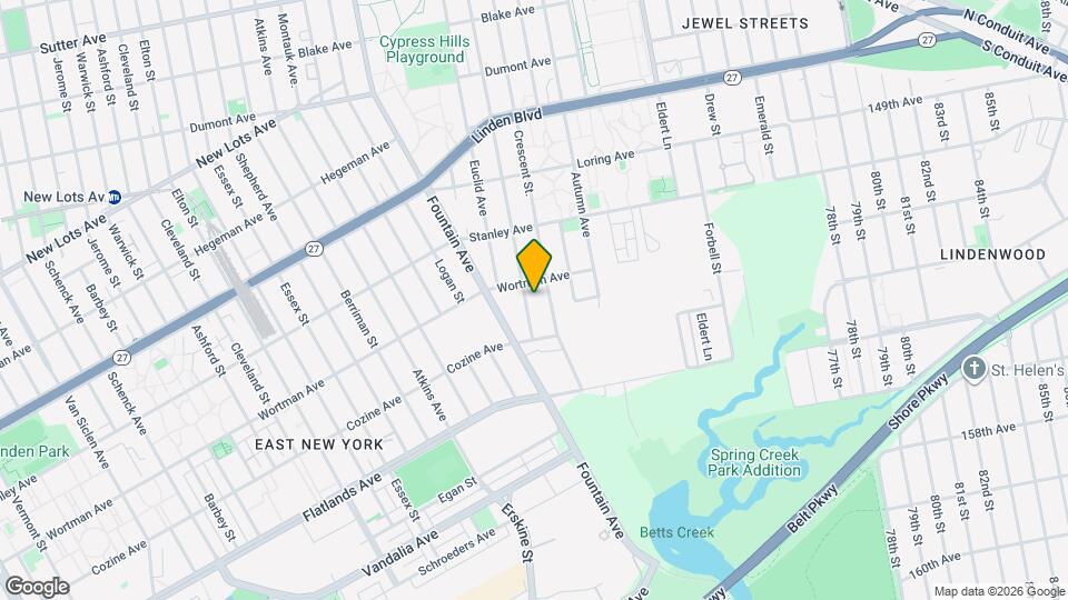 887 Pine St Map and Location Details