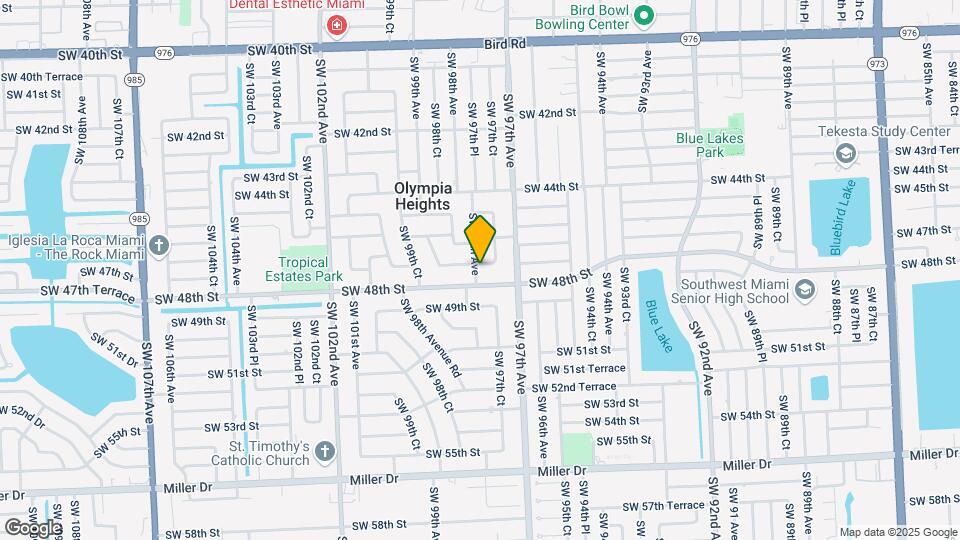 9770 SW 47th St Map and Location Details