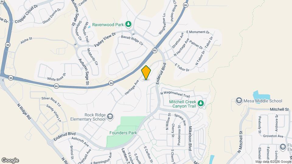 858 Sundown Dr Mapa y Detalles de la Ubicación