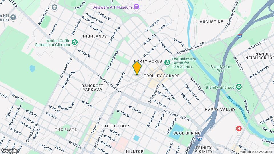 1403 N Scott St, Unit A Map and Location Details