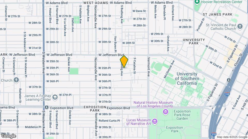 3568 S Budlong Ave Map and Location Details