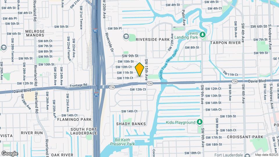 1121 SW 15th Ter Map and Location Details