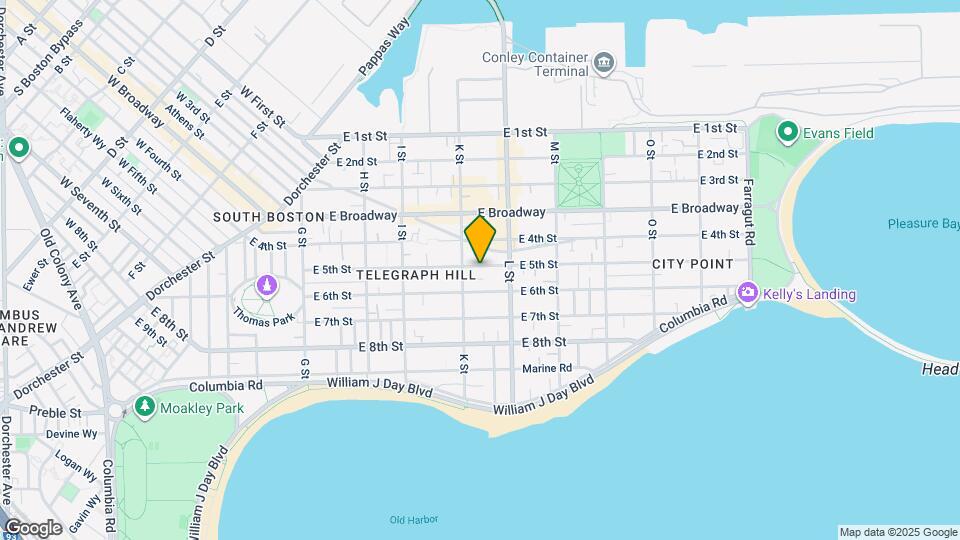 595 E 5th St, Unit 1 Map and Location Details