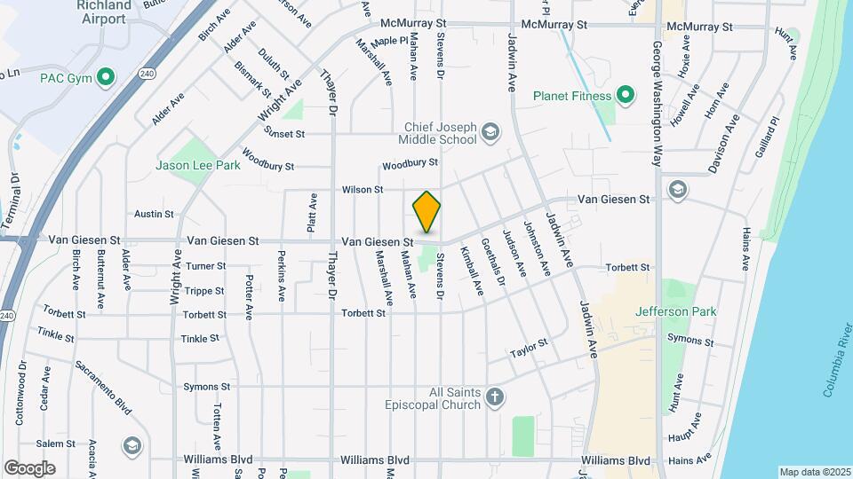 1006 Van Giesen St Map and Location Details