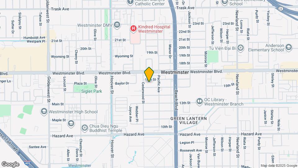 7781 15th St-Unit -C Map and Location Details