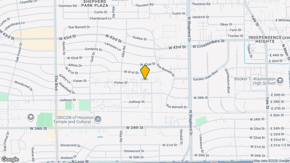 836 Fisher St Map and Location Details