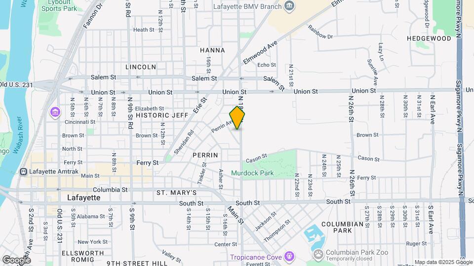 516 N 18th St Map and Location Details