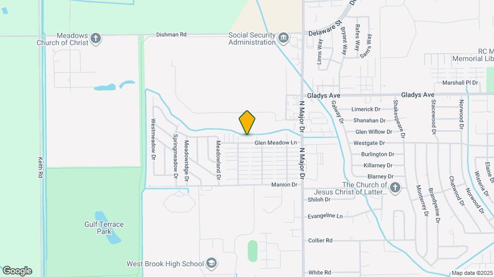 9202 Glen Meadow Ln Map and Location Details