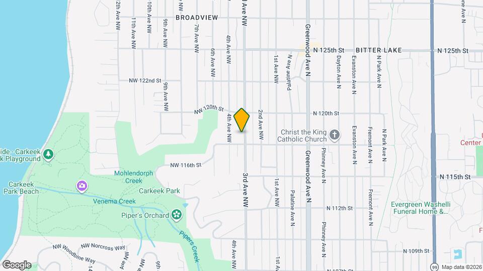 11715 3rd Ave NW Map and Location Details