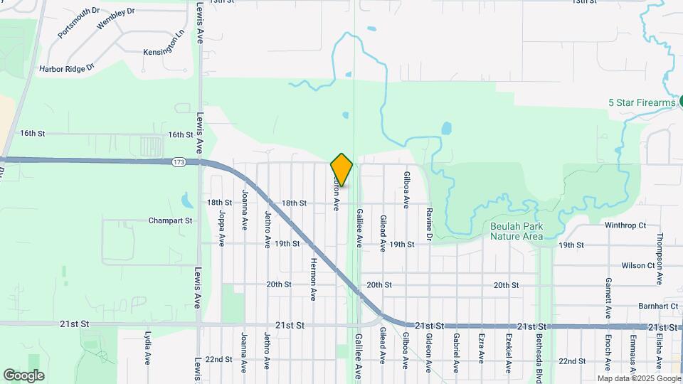 1721 Hebron Ave Map and Location Details