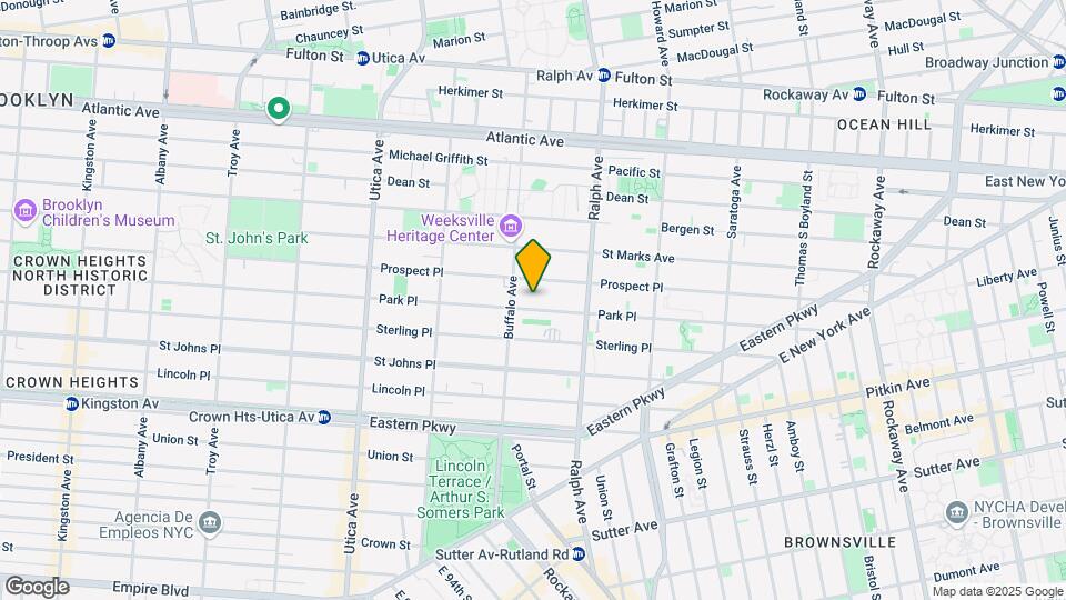 1593 Park Pl Map and Location Details