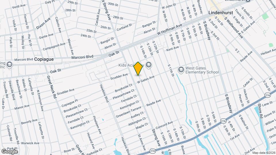 273 S 16th St Map and Location Details