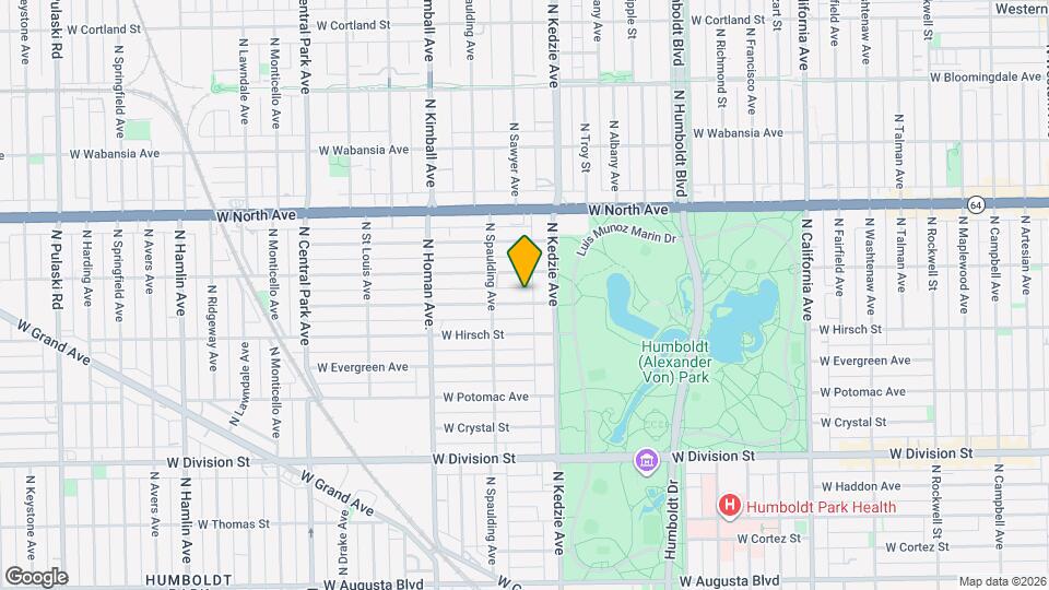 3228 W Beach Ave, Unit #3 Map and Location Details