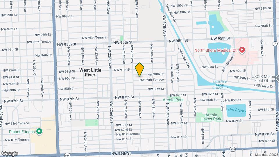 1915 NW 89th Terrace Map and Location Details