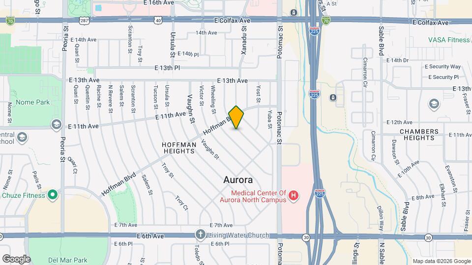 1059 Worchester St Map and Location Details