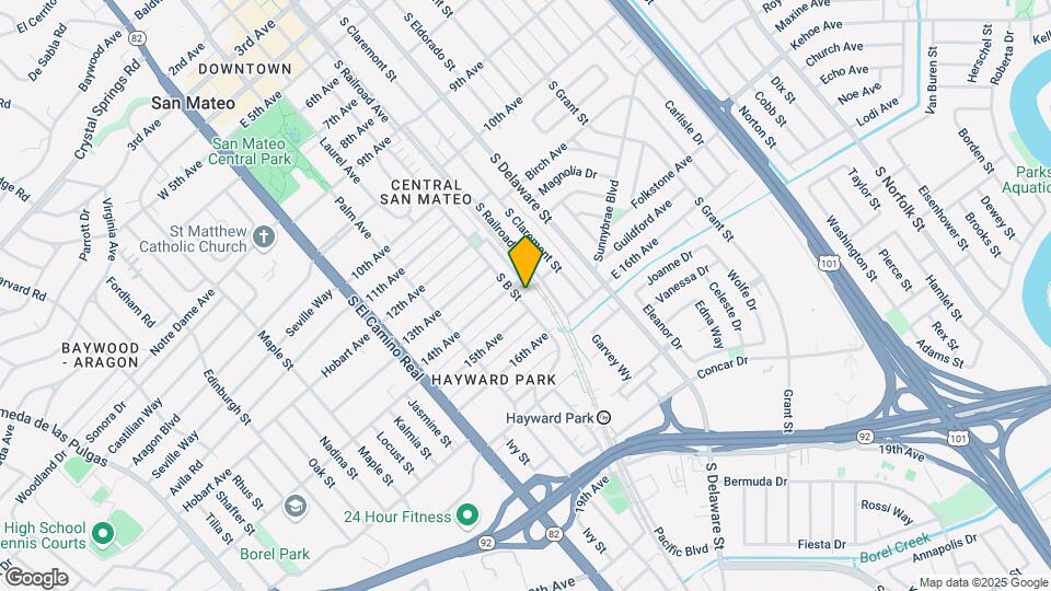1415 S B St Map and Location Details