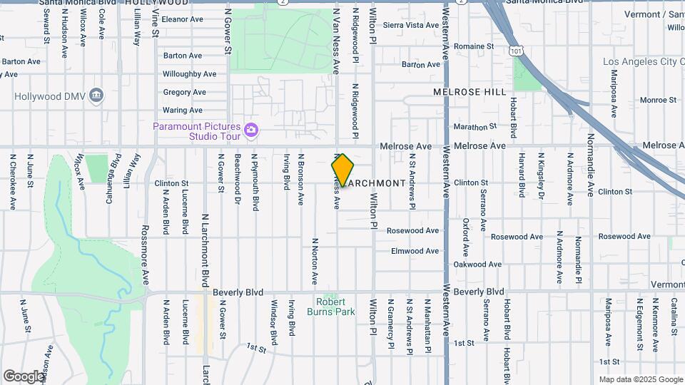 530 Van Ness Ave Mapa y Detalles de la Ubicación
