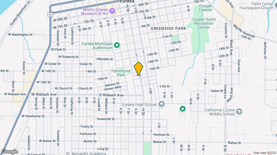 639 16th St, Unit 3 Map and Location Details