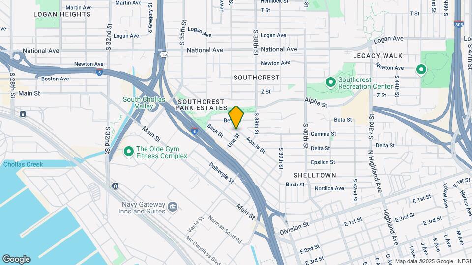 1622 Una St, Unit A-D Mapa y Detalles de la Ubicación