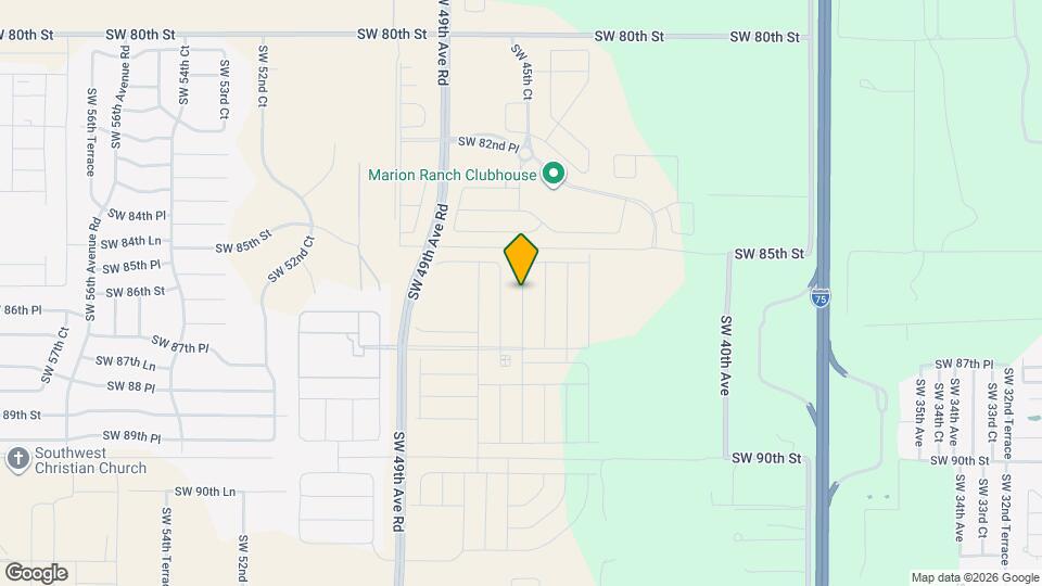 8656 SW 45th Ct Map and Location Details