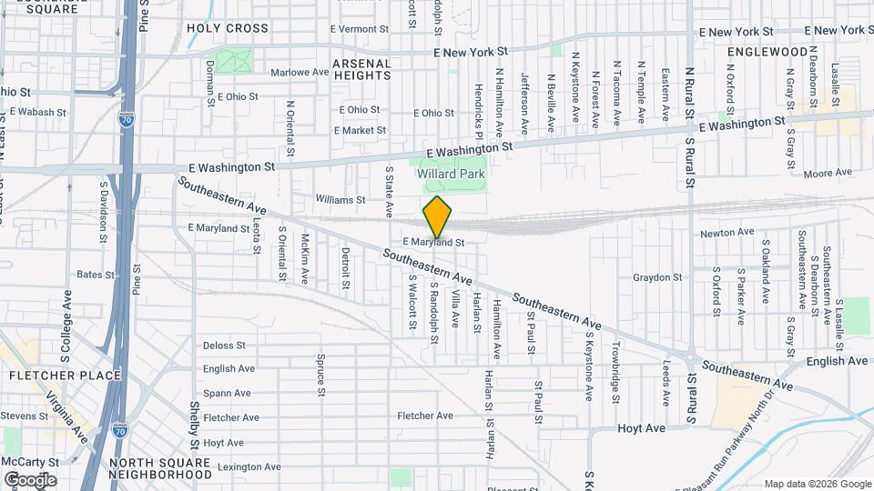 1903 E Maryland St Map and Location Details