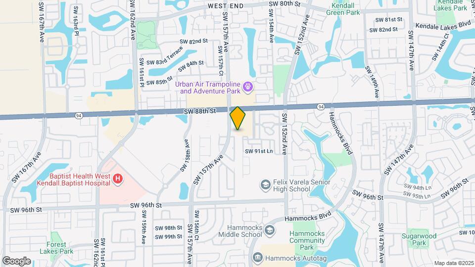 9035 SW 156th Ct Map and Location Details