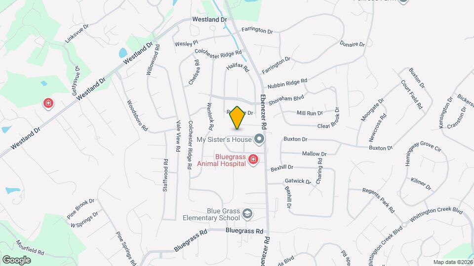 9005 Highbridge Dr Map and Location Details