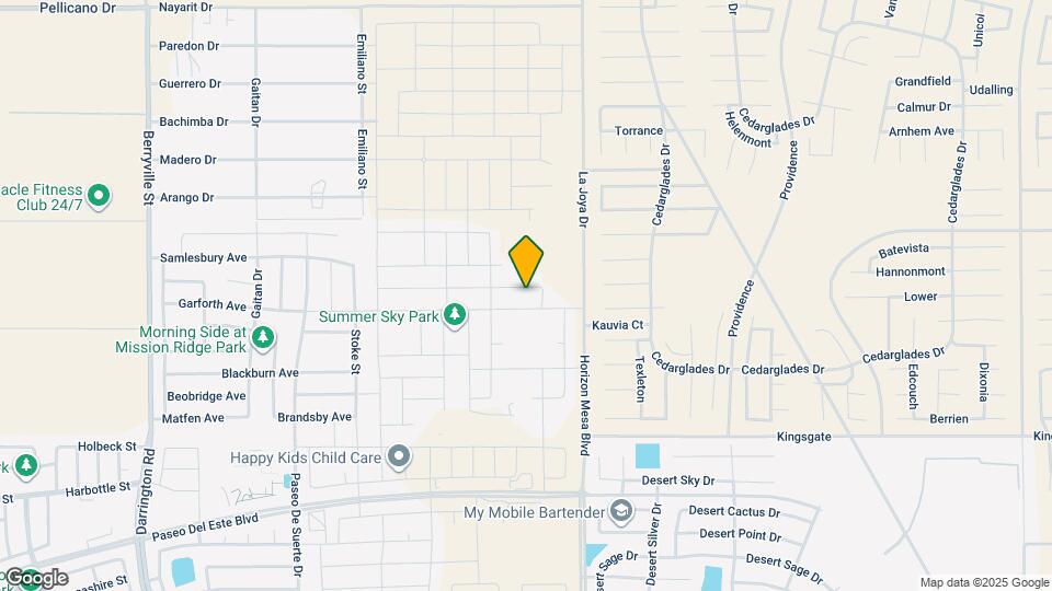 13932 Sky Harbor Ave Map and Location Details