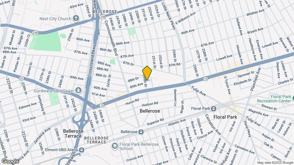 89-01 249th St Map and Location Details