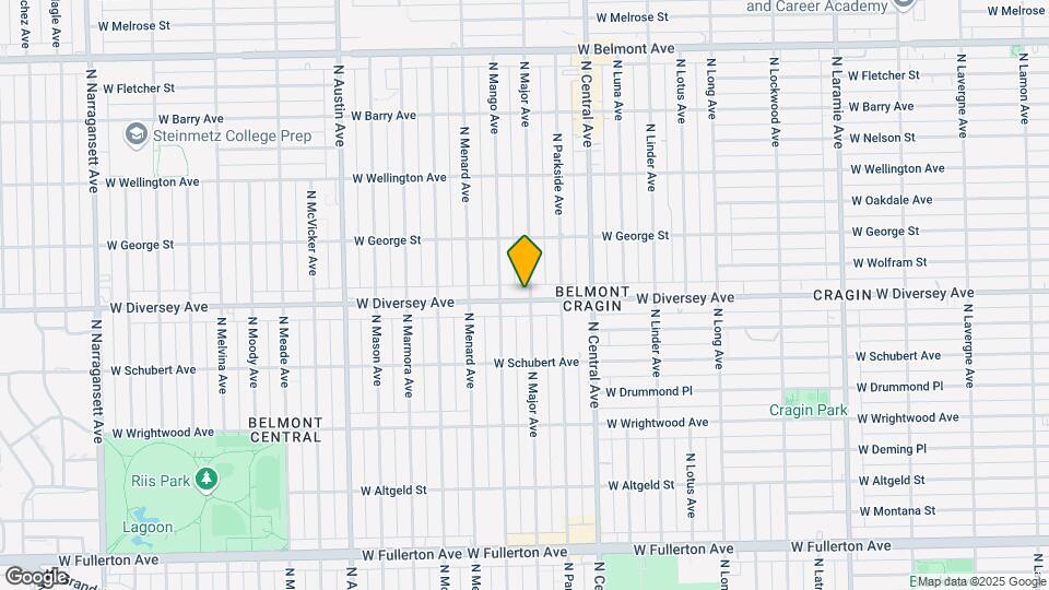 5700-5702 W Diversey Ave Map and Location Details