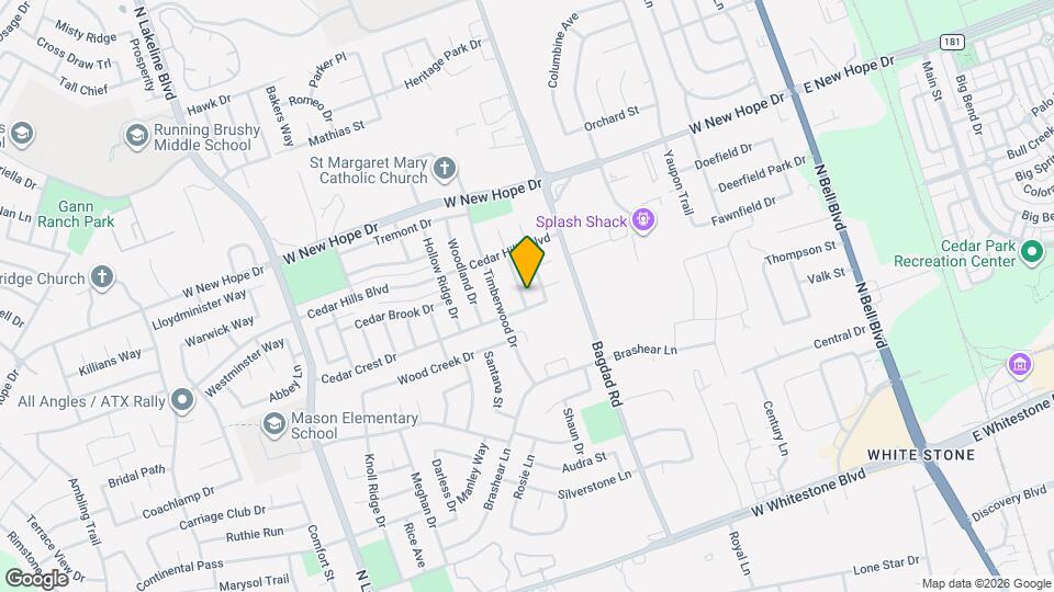 1704 Ascot Ln Mapa y Detalles de la Ubicación
