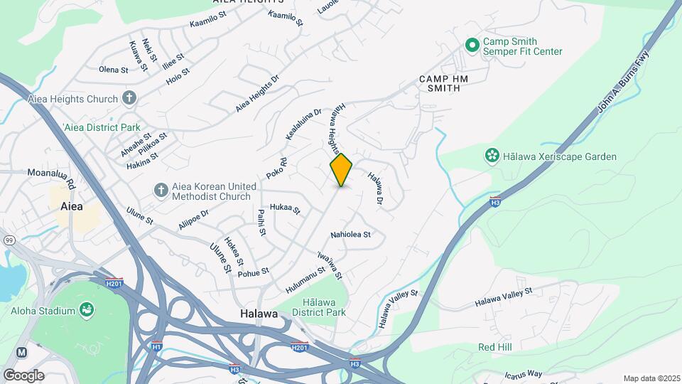 99-791 Halawa Heights Rd Map and Location Details