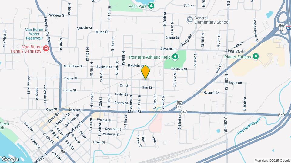 1718 Poplar St-Unit -A Map and Location Details