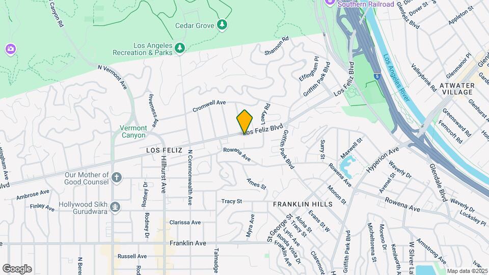 4030-4054 Los Feliz Blvd Map and Location Details