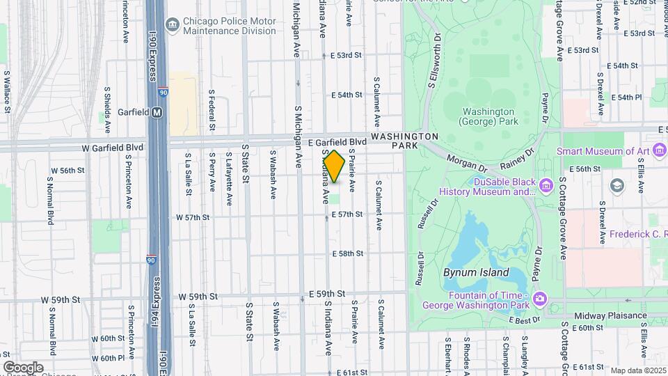 5619 S Indiana Ave Map and Location Details