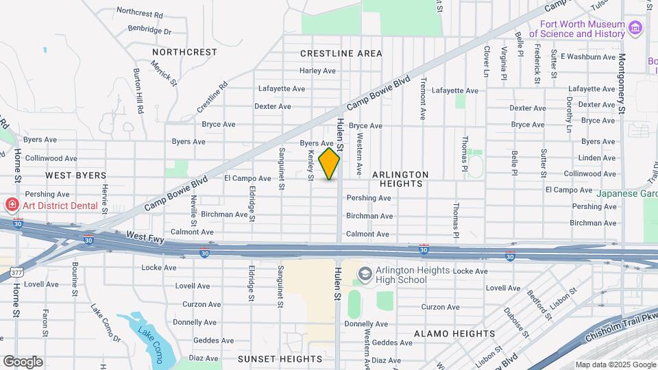 4613 El Campo Ave Map and Location Details