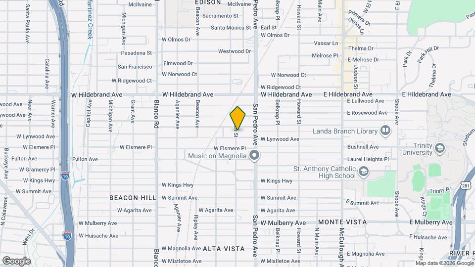 1610 Breeden Ave, Unit Small one bedroom Mapa y Detalles de la Ubicación