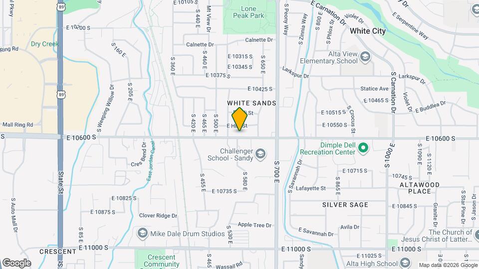 581 E 10600 S, Unit SI ID1605952P Mapa y Detalles de la Ubicación