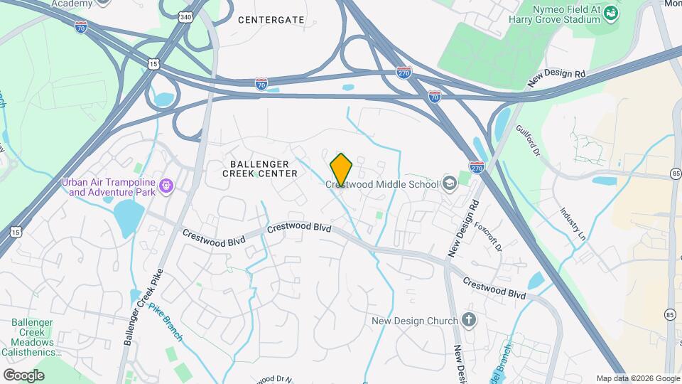 5804 Lantana Cir, Unit D Map and Location Details