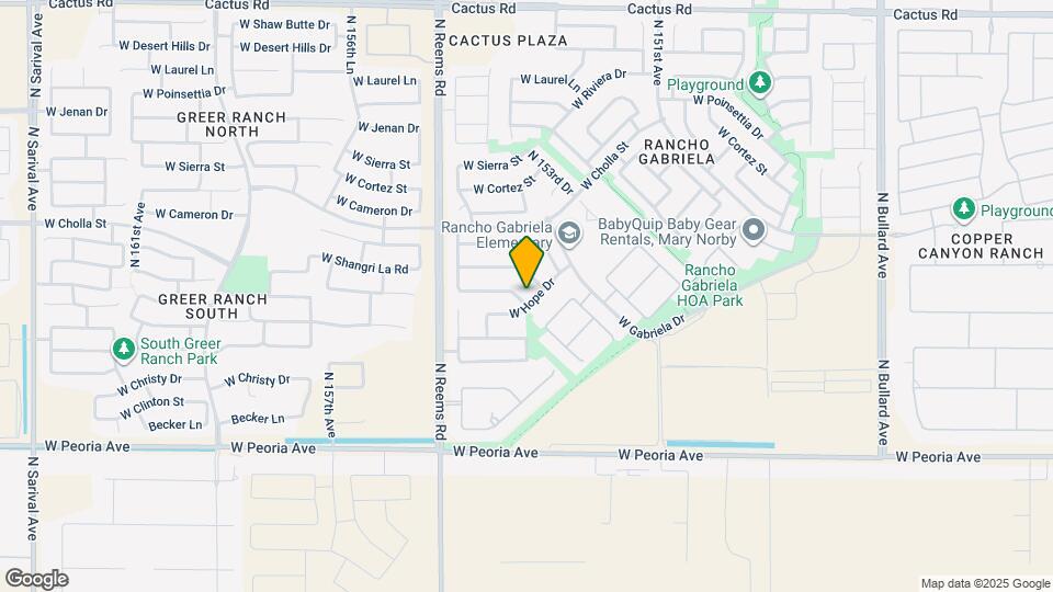 15412 W Mescal St Map and Location Details