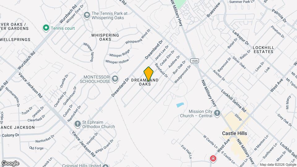 10814 Cedar Elm Dr Mapa y Detalles de la Ubicación