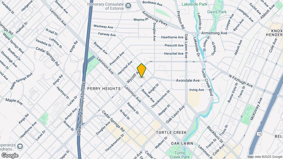 4211 Holland Ave Map and Location Details