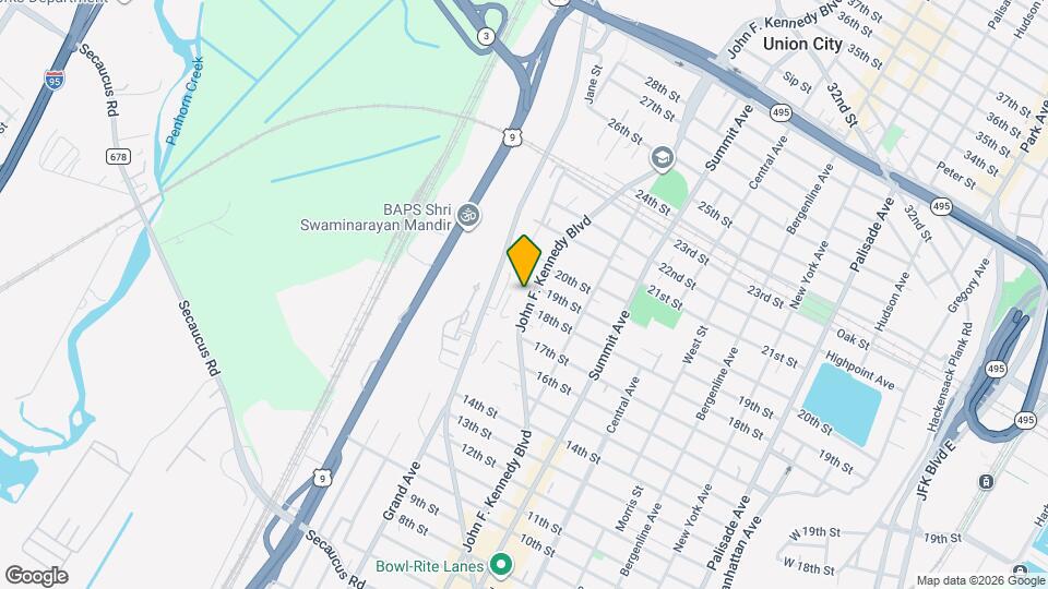 1807 John F. Kennedy Blvd Map and Location Details