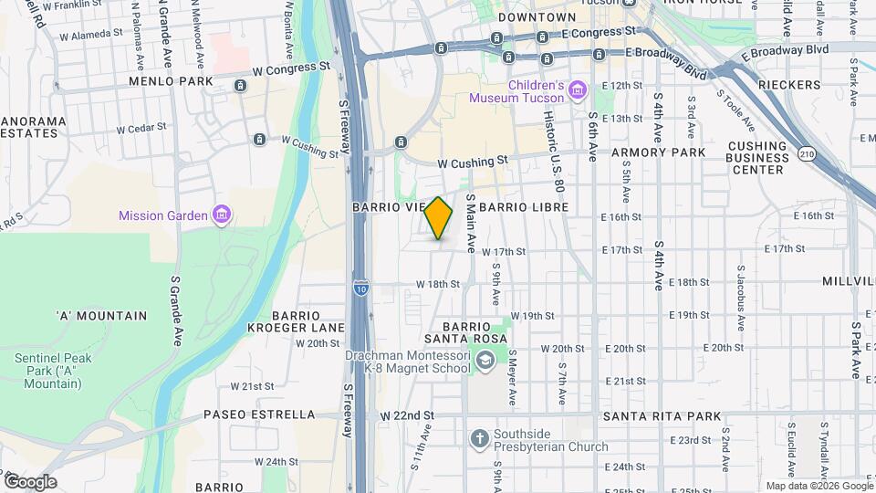 502 W 17th St Map and Location Details