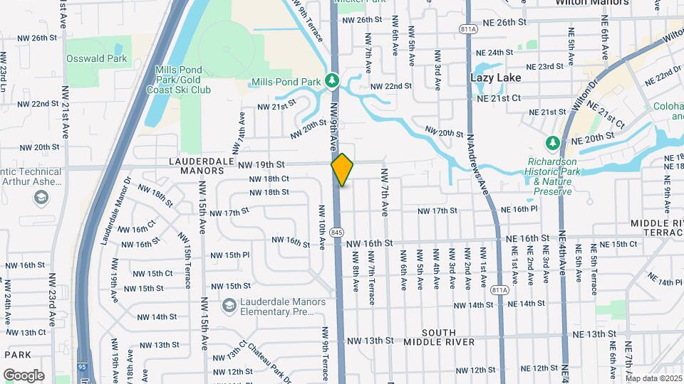 1726 NW 9th Ave Mapa y Detalles de la Ubicación