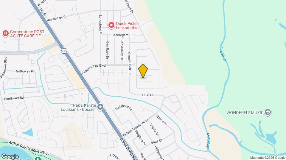 607 Manassas Cir Map and Location Details