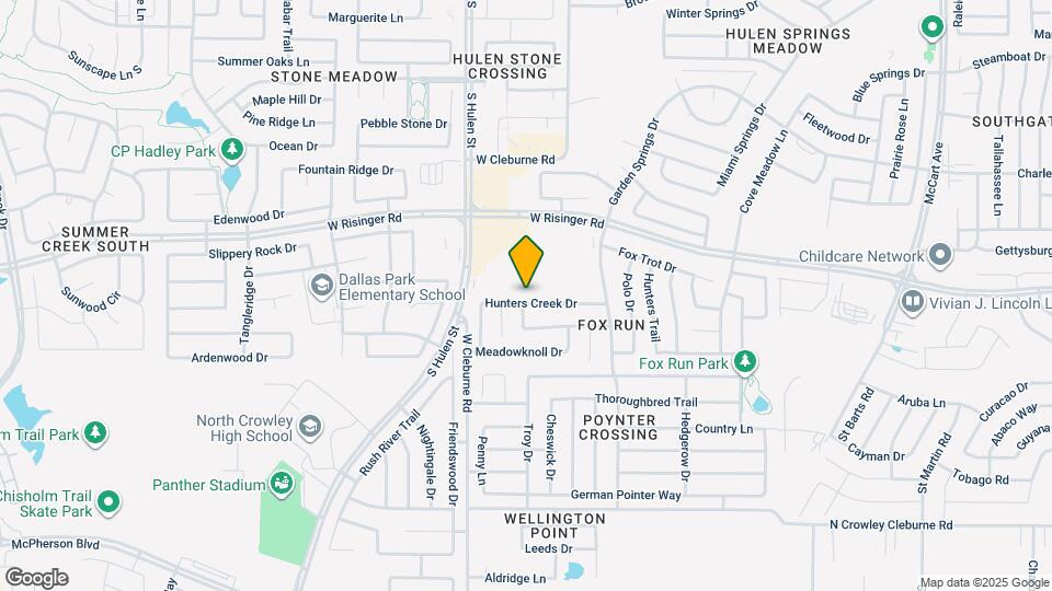 4240 Hunters Creek Dr Map and Location Details