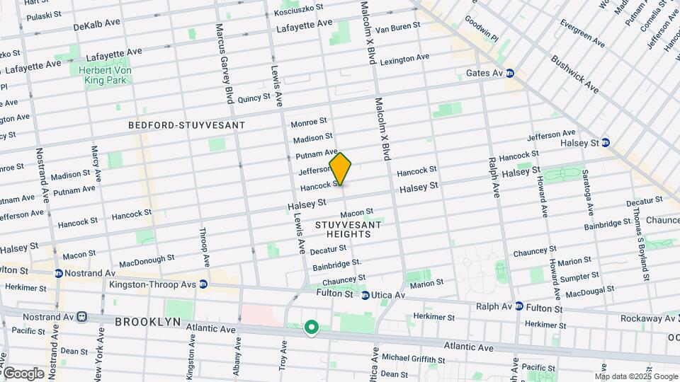 308 Stuyvesant Ave Mapa y Detalles de la Ubicación
